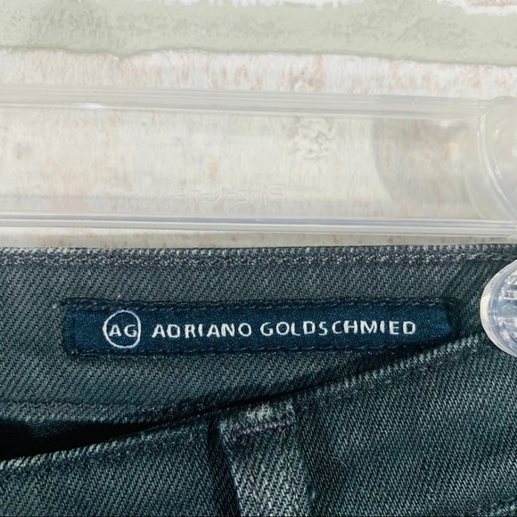 AG Premiere Distressed Gray Skinny Straigh… - Picture 5 of 10